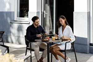 Terrace and breakfast